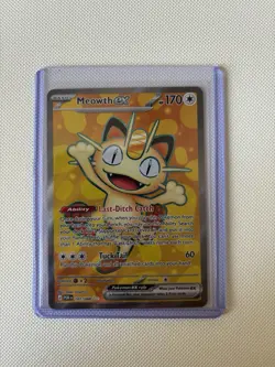 Pokemon TCG Perfect Order Meowth Ex 107/88 SR Full Art Mint Condition - Image 3