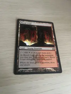 Blood Crypt, Return To Ravnica, Magic The Gathering, MTG, Rare Land. - Image 1