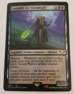 1x Imotekh the Stormlord FOIL Warhammer 40K Commander MTG Magic the Gathering NM - Image 1
