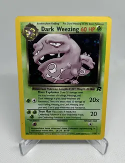 Dark Weezing - 14/82 - Holo Unlimited Team Rocket - Pokemon Card - MP - Image 1