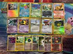 Vintage Pokemon Card Lot Reverse Holo Fire Tyranitar Vulpix Mewoth Gyarados - Image 1