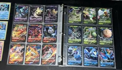 Pokemon Card Lot Binder V/VMAX IR Hits Ex Cards NM Full Art - Image 1