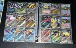 Pokemon Card Lot Binder V/VMAX IR Hits Ex Cards NM Full Art - Image 2