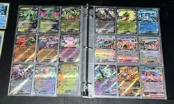Pokemon Card Lot Binder V/VMAX IR Hits Ex Cards NM Full Art - Image 3