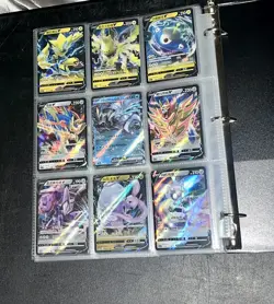 Pokemon Card Lot Binder V/VMAX IR Hits Ex Cards NM Full Art - Image 4