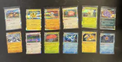 12 Card Pokemon 151 Card Lot All Rare And Holos JOLTEON VAPOREON BEEDRILL Ditto - Image 2