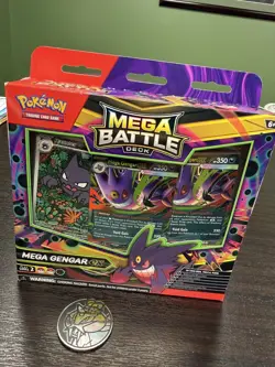 Mega Gengar EX Mega Battle Deck Foil Cards 60 Card Deck English 2025 - Sealed - Image 1