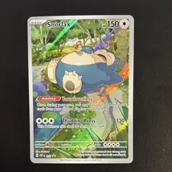 Pokemon Snorlax 051 Sv: Scarlet & Violet Promo Holo 150 HP Card English - Image 1