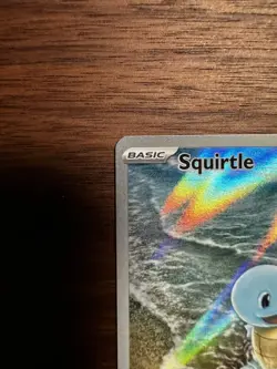 Pokemon Squirtle TCG Holo Illustration Rare Card 170/165 Scarlet & Violet 151 NM - Image 3