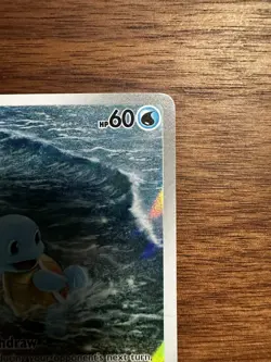 Pokemon Squirtle TCG Holo Illustration Rare Card 170/165 Scarlet & Violet 151 NM - Image 4