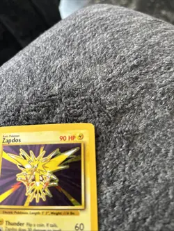 Pokemon TCG Zapdos Base Set Holo Unlimited Rare Card 16/102 MP - Image 4