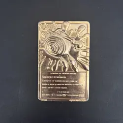 Poliwhirl Pokemon 23K Gold Plated Trading Card 1999 Burger King Limited Edition - Image 2