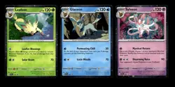 Leafeon SVP 170 Glaceon 171 Sylveon 172 Holo Black Star Promo Pokemon Card - Image 1
