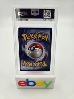 PSA 6 Ninetales Holo 12/102 Shadowless Base Set 1999 Pokemon Card - Image 2