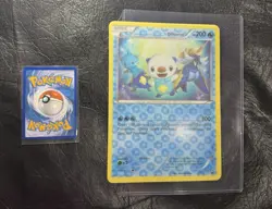 2011 ___'s OSHAWOTT Pokemon Promo Black Star Jumbo CARD lenticular - Image 1