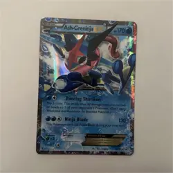 Pokemon Ash-Greninja EX Full Art Promo Holo XY133 XY 170 HP Basic Card - Image 1