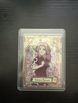 Kayou Naruto Sakura Haruno CCG Trading Card NRSA01-SP-003LS Heaven Scroll - Image 1