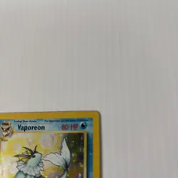 Pokemon TCG Vaporeon Holo Rare Unlimited Card 12/64 Jungle HP - Image 4