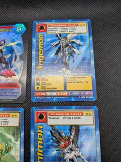 Digimon Vintage 4 card lot Metalgarurumon foil and 1st Editions - Image 5