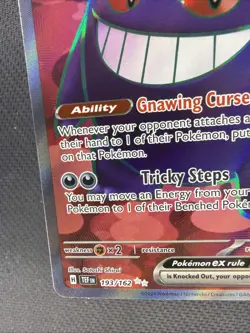 Pokemon TCG Gengar EX Temporal Forces Ultra Rare Card 193/162 Scarlet & Violet - Image 4