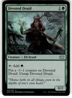 Devoted Druid Double Masters 2022 FOIL MTG - Image 1