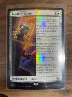 Leader's Talent (Foil) Rare MTG Ninja Turtles - Image 1