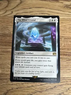 Magic the gathering: The Wind Crystal (FIN 0043) nonfoil, Final Fantasy MTG - Image 1