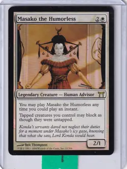 Masako the Humorless FOIL * Champions of Kamigawa MTG Magic the Gathering - Image 1