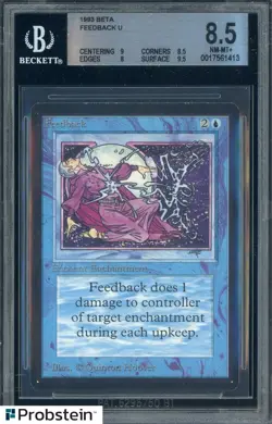 1993 MTG Magic The Gathering Beta Feedback BGS 8.5 NM-MT+ - Image 1
