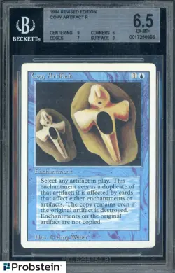 1994 MGT Magic The Gathering Revised Edition Copy Artifact BGS 6.5 EX-MT+ - Image 1