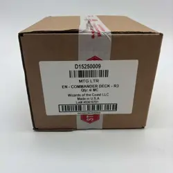 Lord of the Rings Tales of Middle Earth Commander Deck Set of 4 Magic/Gathering - Image 1