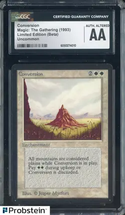 1993 MTG Magic The Gathering Limited Edition Beta Conversion CGC AA - Image 1