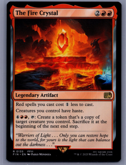 The Fire Crystal R FINAL FANTASY 135 NM MTG - Image 1