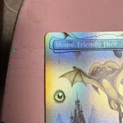 x1 Momo, Friendly Flier - Foil - Borderless R MTG Avatar: The Last Airbender M/N - Image 2