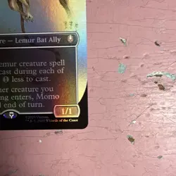 x1 Momo, Friendly Flier - Foil - Borderless R MTG Avatar: The Last Airbender M/N - Image 4