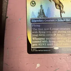 x1 Momo, Friendly Flier - Foil - Borderless R MTG Avatar: The Last Airbender M/N - Image 5