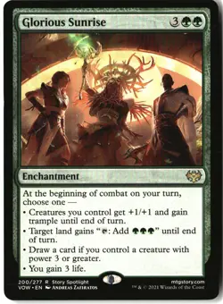 MTG Glorious Sunrise R Innistrad: Crimson Vow 200 LP - Image 1