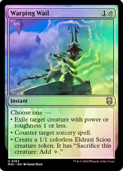 RIPPLE FOIL Warping Wail ~ Commander: Modern Horizons 3 [ NM ] [ MTG ] - Image 1