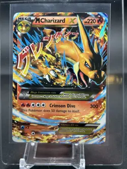 2016 POKEMON EVOLUTIONS 13/108 M CHARIZARD EX ULTRA RARE MEGA HOLO 220HP - Image 1