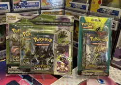 Pokemon XY Fates Collide 3 Pack Zygarde Pin Blister & Yveltal Pin 2 pack Blister - Image 1
