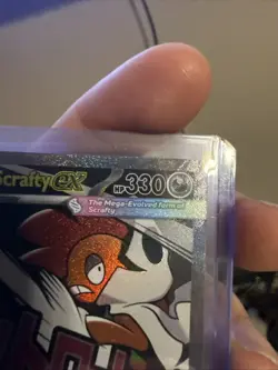 Mega Scrafty EX 270/217 Ascended Heroes Mega Attack Rare Pokemon TCG NM - Image 4