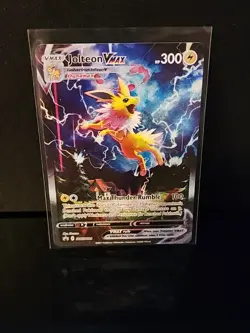 Pokemon Jolteon Vmax Alt Art SWSH184 Black Star Promo Premium Collection - Image 2