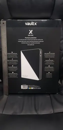 VaultX SV10.5 XXL Zip Binder 16 Pocket Black Bolt White Flare Pokemon - Image 3