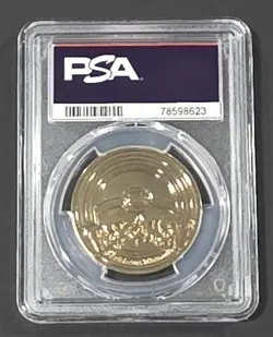 Pokemon Gigantamax Charizard Gold Metal Coin UPC Ultra Premium Collection PSA 10 - Image 2