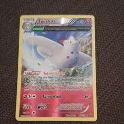 Pokemon TCG Togekiss 46/108 Roaring Skies Stage 2 130HP Holo Rare Reverse - Image 1