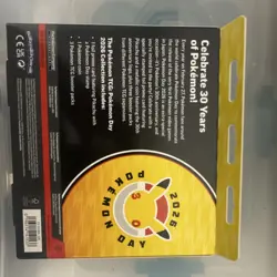 Pokemon Day 2026 TCG Collector's Edition Promo Pikachu Sealed Box 10-10394-108 - Image 2