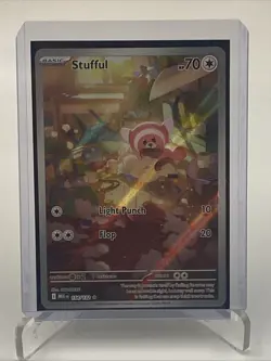 Stufful 154/132 Pokemon TCG: Mega Evolution Base Set Illustration Rare Holo - Image 5