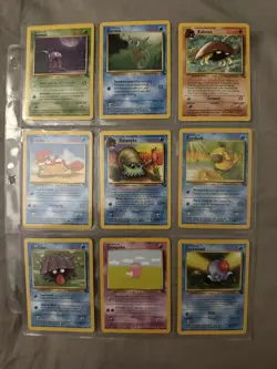 Vintage Pokemon 1999 English Fossil Set Lot of 42 NM to Mint - Image 3