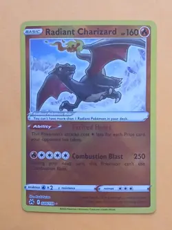 Pokemon Sword & Shield Crown Zenith Radiant Charizard 020/159 - Image 1