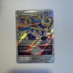 ZACIAN VSTAR 96/159 POKEMON CROWN ZENITH HOLO RARE🔥 - Image 1
